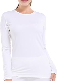 Subuteay Womens Thermal Tops Fleece Lined Shirt Long Sleeve Base Layer