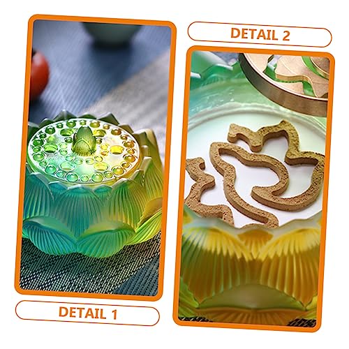 Encensier décoratif LED Alipis en verre soufflé pour intérieur chic - 7