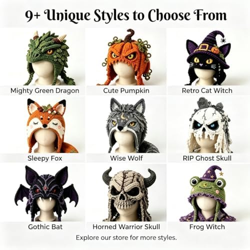 Fantasy Hood Hat DIY Crochet Kit, A Wide Range of Styles to Choose from — view 2