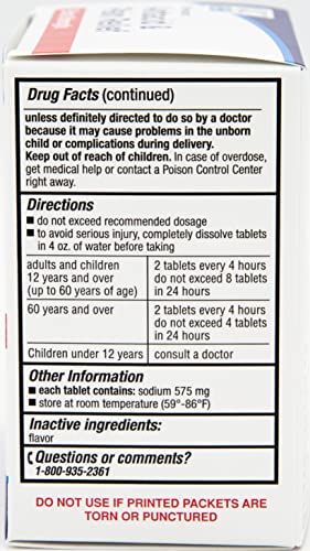Quality Choice, Extra Strength Effervescent Antacid And Pain Relief Tablets, Relief From Acid Indigestion, Upset Stomach, Heartburn, Body Aches And More, 24 Effervescent Tablets #TOP4