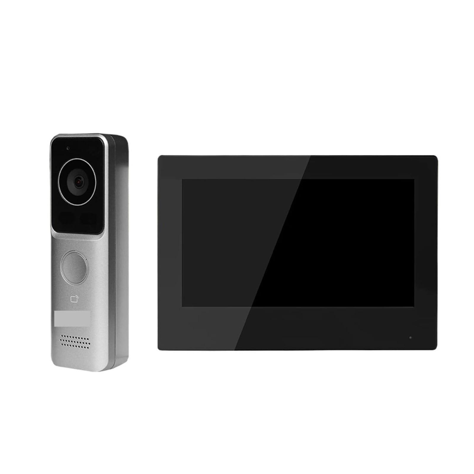 HVSYVVSRL PoE IP Video Intercom Kit Smart Wifi Monitor System Doorbell With 7 Inch Screen Two Way Audio