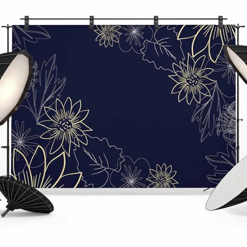 Retro Flower,Backdrop for Photoshoot,Photography Photo Studio Background Wall Backdrop,Vinatge Minimalistic