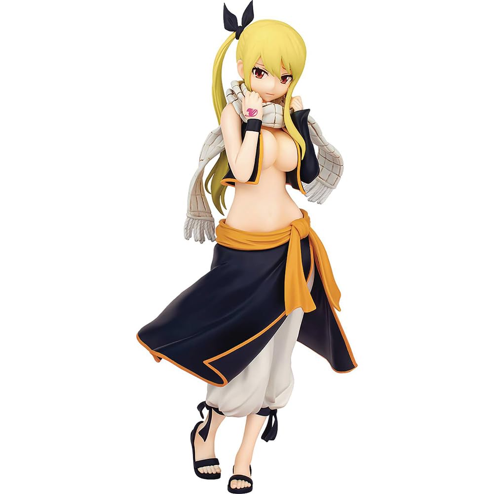 Zhongkaihua Anime Lucy Heartfilia Figure 21CM PVC Standing Position Model Statue Lucy Heartfilia Action Figures Collectable Desktop Decorations Gifts