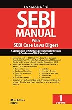 Taxmann's SEBI Manual with SEBI Case Laws Digest (Set of Three Volumes) (35th Edition 2020)