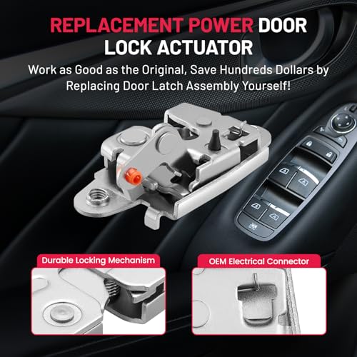 Image of SYERAL Door Latch Lock Actuator RR Rear Right Passenger Side Latch Motor Compatible with Toyota Tacoma 2005-2015 Replaces 6578004032