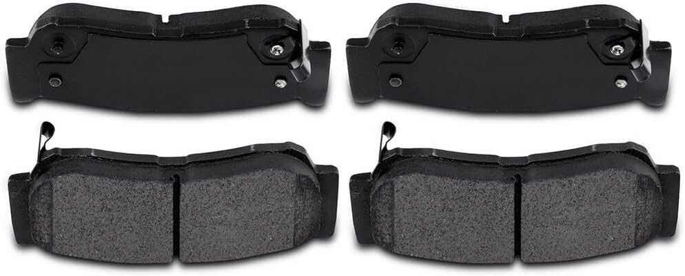 cciyu D1398 Rear Ceramic Disc Brake Pads Kit For Hyundai For Accent,For Elantra,For Sonata,For Tucson,For Kia For Cadenza,For Forte,For Forte Koup,For Forte5,For Rio 2006-2011,For Rio5,For Sportage