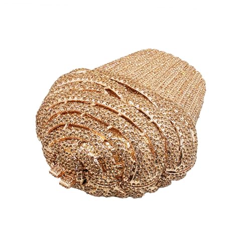 Image of Women Ice Cream Crystal Evening Bag Luxury Rhinestone Clutch Wedding Party Minaudiere Purse and Handbag for Cocktail