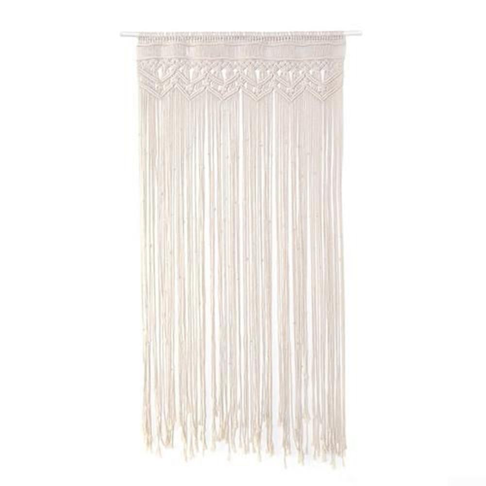 Rideau de porte tissé bohème pour fond de mariage et déco de chambre
