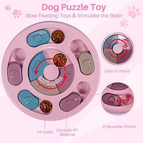 Avoar Dog Puzzle Toys, Dog Enrichment Toys For Large Medium Small Smart Dogs, Mentally Stimulation Toys For Dogs Cats, Interactive Dog Toys, Dog Treat Chew Toy Games, Puzzle Feeders Gifts For Puppy #TOP1