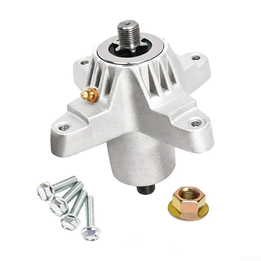 618-0142A - Conjunto de husillo para 918-0142 618-0138 se adapta a cubierta de 38 pulgadas 42 pulgadas LT145 LT1300 pieza de cortacésped 13A4660F131 13A5450F131 Construcción de metal