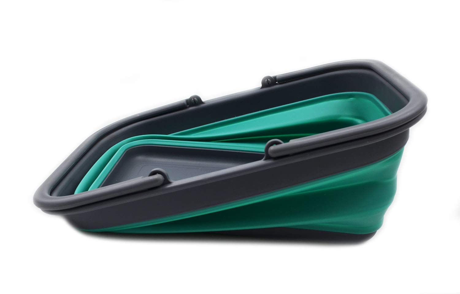 Sammart Cestino Pieghevole Da 9,2L - Blu Turchese, Per Casa, Spiaggia E Campeggio - Foto 9