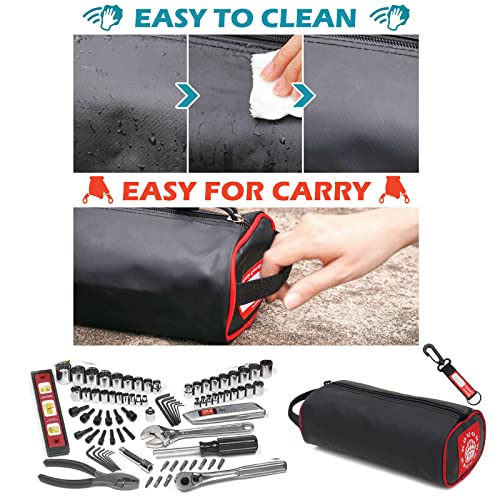 Rough Enough Small Tool Bag Pouch Box With Zipper For Electrician Electronics Accessories Motorcycle Mountain Dirt Bike Travel Gear Men #TOP3