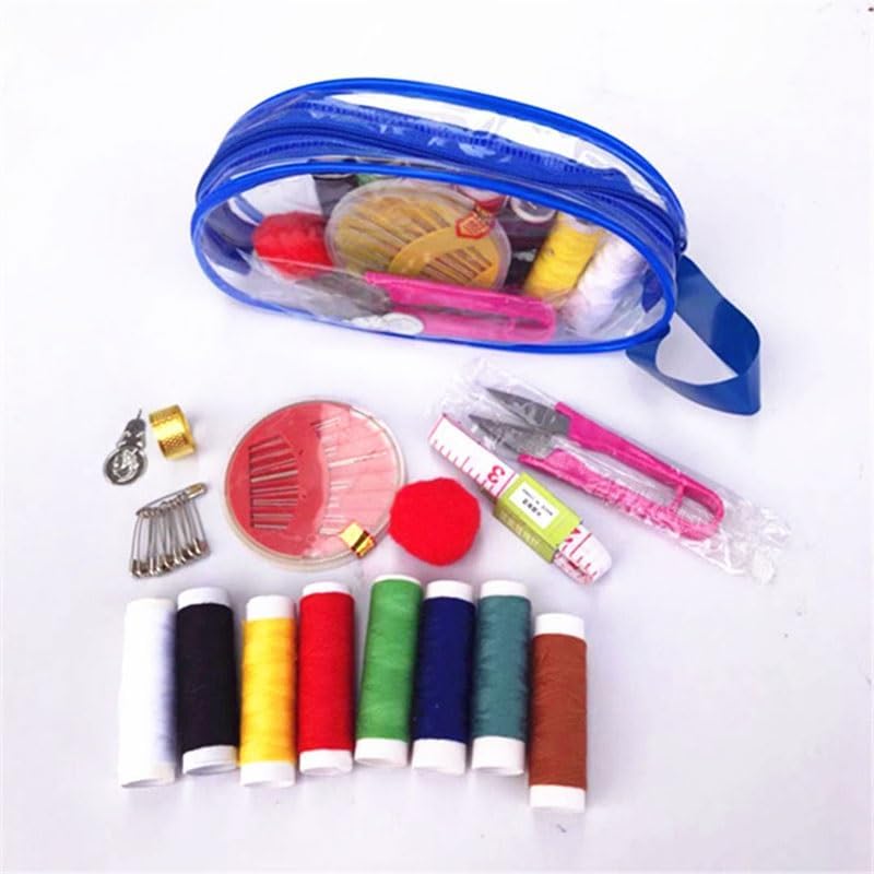 MVNOIRE Plastic Needle Thread Wallet Household Sewing Kit Travel Bag Hand-held Tools