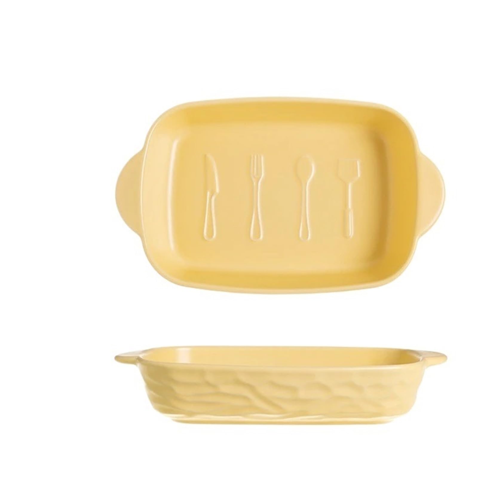 Auflaufform Keramik,Auflaufform Set Brotform for Backen, Werkzeuge und Zubehör, Küchenhelfer, Backgeschirr, Kochutensilien, Porzellangeschirr, Ofen-Backblech, Airfryer(9.5 Y)