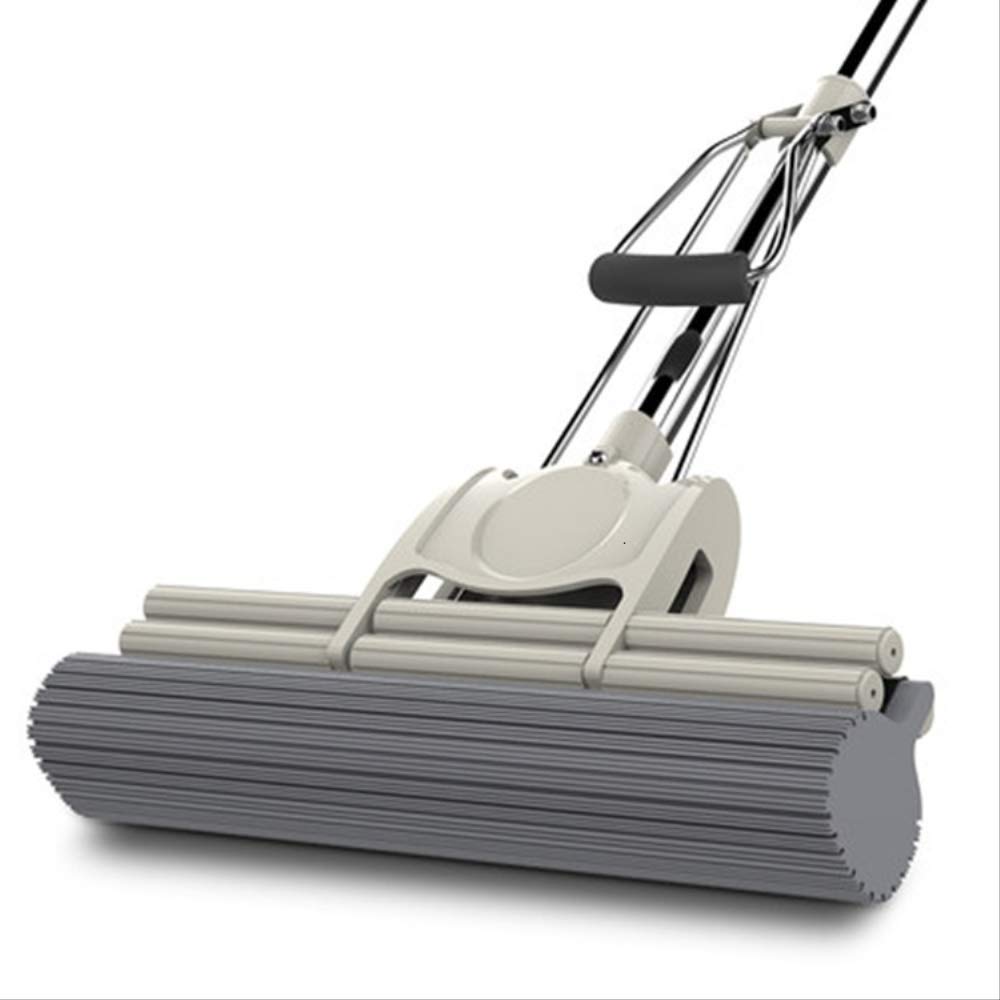 Tigogz White Cotton Fiber Mop For Tile, Glass, Floor - Cotton Head - Plastic Handle - Ideal For General Cleaning Needs