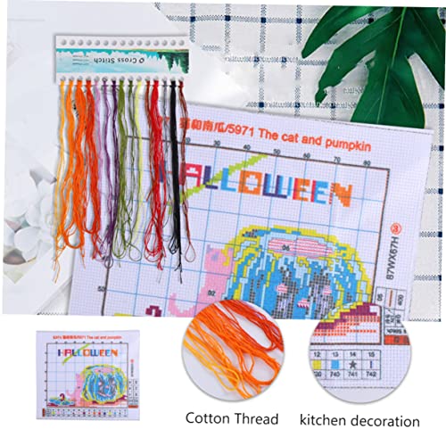 Kits de broderie point de croix Halloween lot de 3 à offrir aux passionnés de DIY - 2