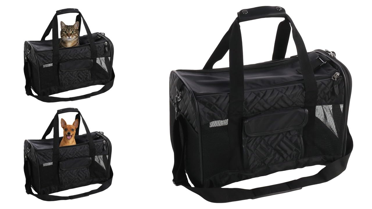 Flamingo CARRYING BAG JASMINE BLACK 45,5x29x28,5CM