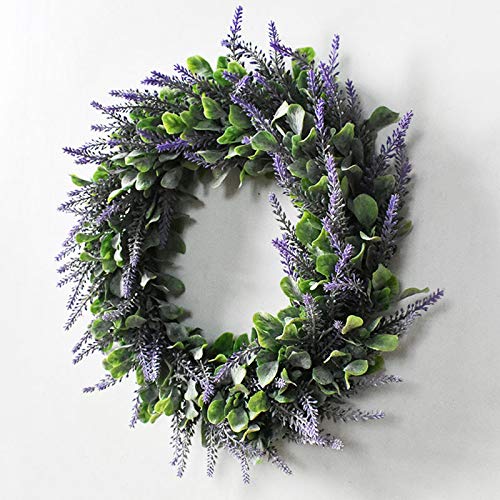 Ghirlanda Artificiale, Foglie Verdi Realistiche in PVC