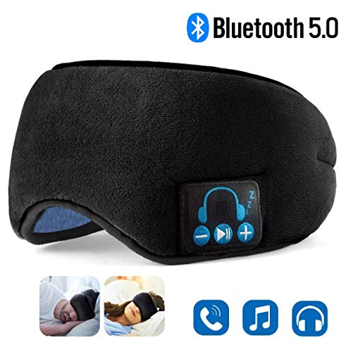 Sleep Headphones, Upgraded Sleep Eye Mask Bluetooth 5.0, Wireless Sleep Headphones, Designed