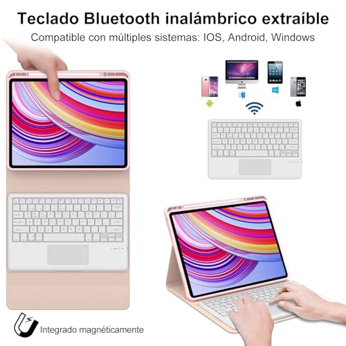 Teclado Trackpad Redmi Poco Pad 12.1 para Estudiar en Cafeterías 3