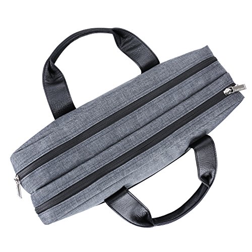 Maletín Vangoddy para laptop 11 pulgadas gris miniatura 2