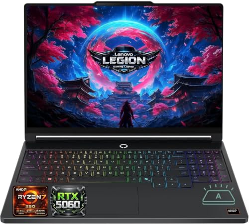 Image of Lenovo Legion 5a Gaming Laptop • AMD Ryzen 7 250 • GeForce RTX 5060