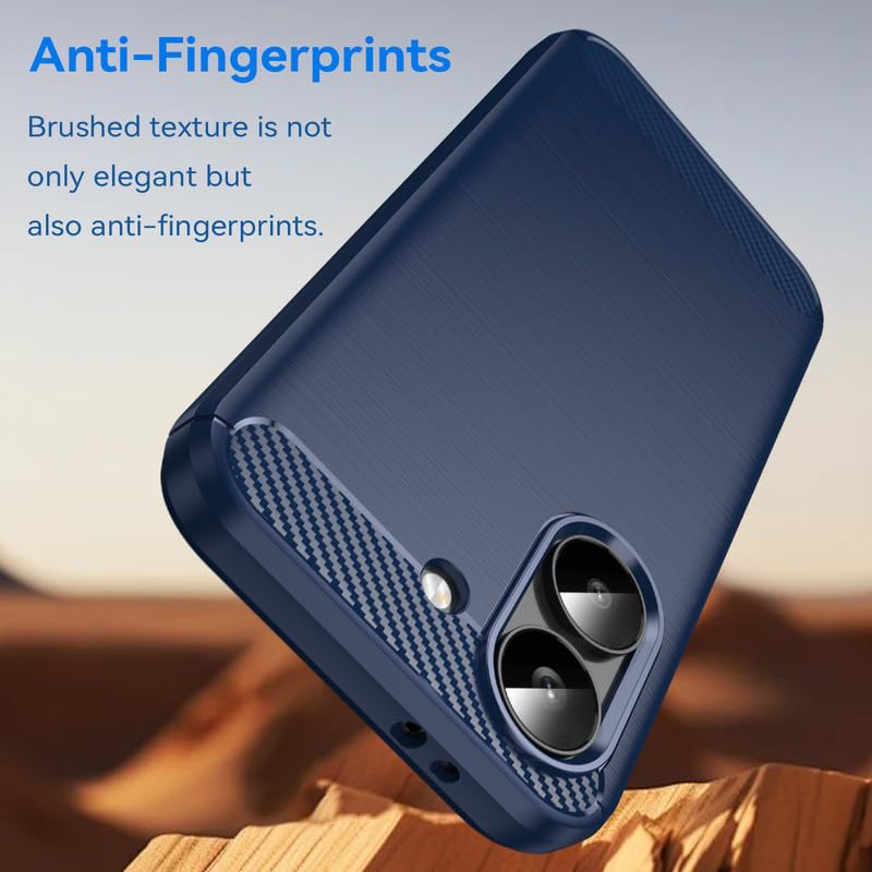 Image of Basic Case for Poco X8 Pro 5G (Carbon Fibre Blue)