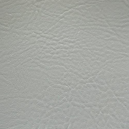Ottertex Vinyl Fabric Faux Leather Pleather Upholstery 54" Wide by The Yard (Silver)
