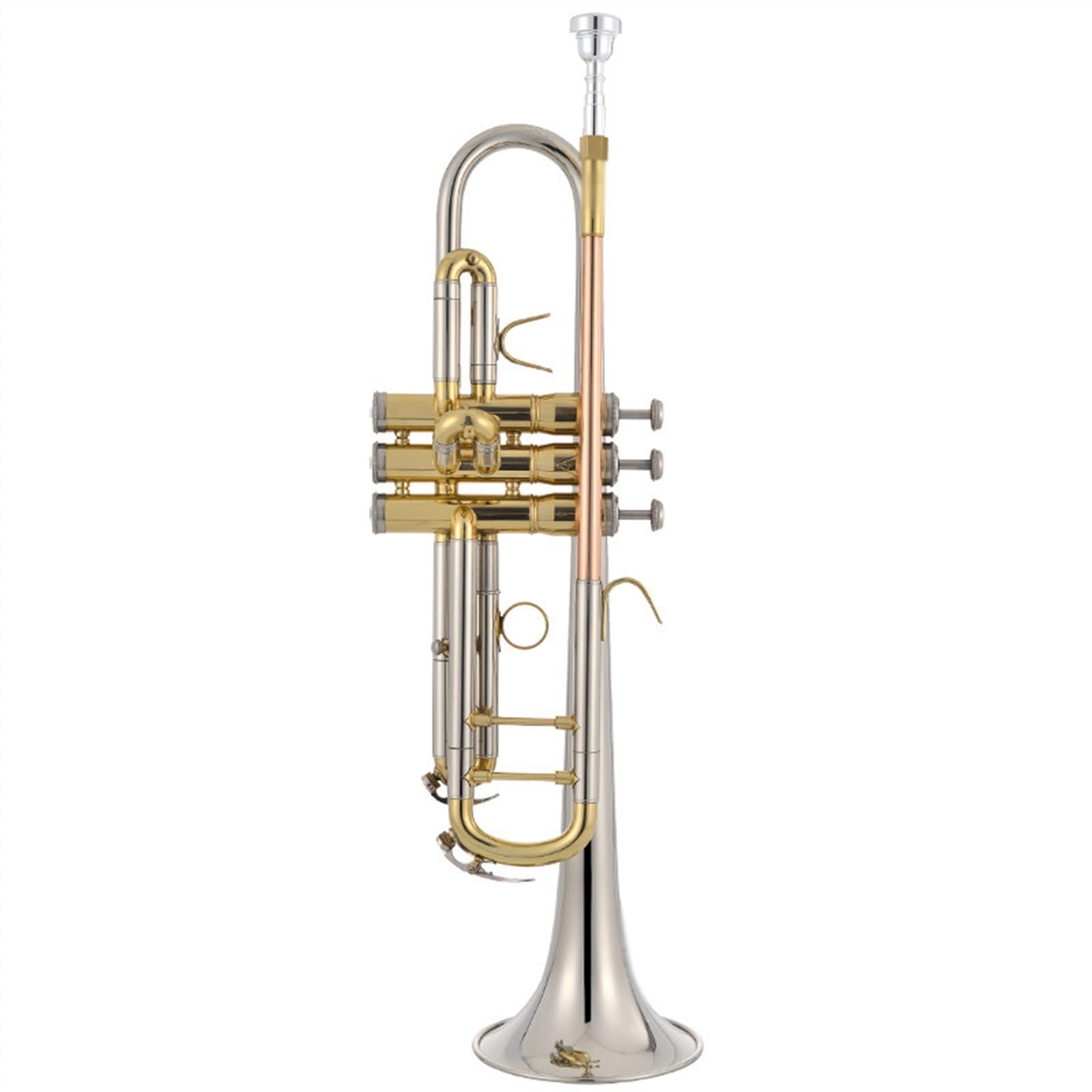 Trąbka B-tune Instrument Dęty Blaszany Biała Miedź Trąbka Dla Początkujących Test Grający Dla Dorosłych Studentów Student Trąbka