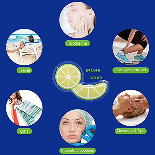 Gel Ice Pack Reusable Cooling Eye Pads And Under Eye Patches,Eye Hot Cold Treatment Pack For Redness,Pain Relief And Eye Relax #TOP3