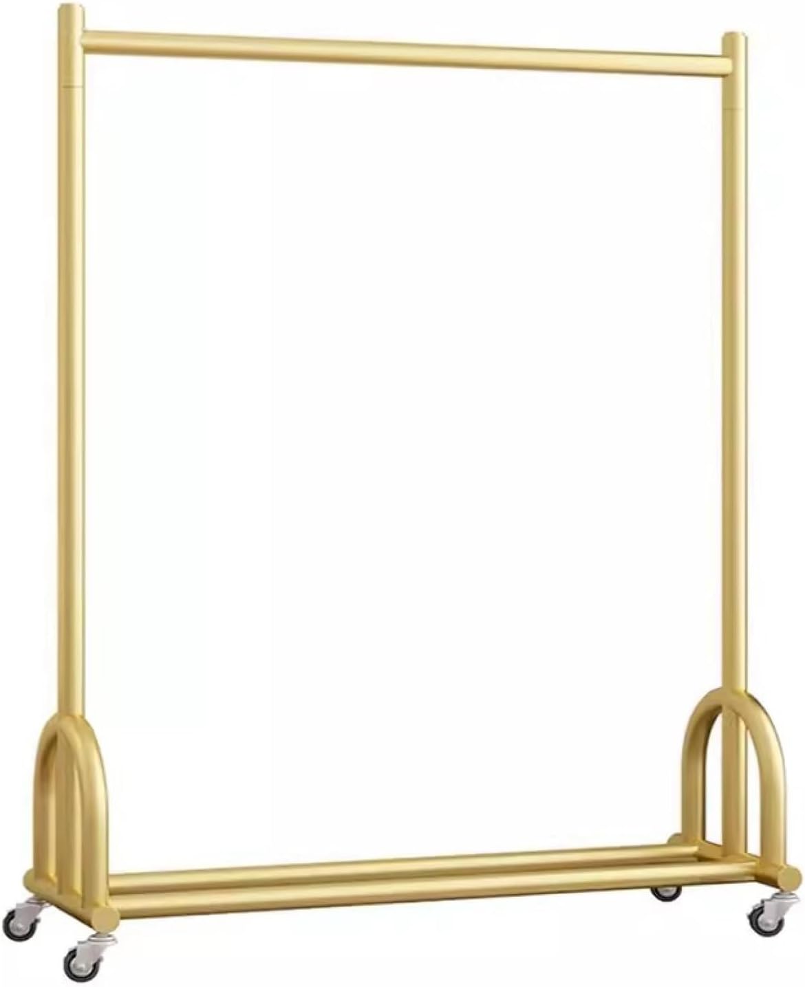 Portable Garment Rack Organizer, Sturdy Metal Clothing Display Stand for Boutique Store Bedroom Living Room
