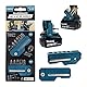 StealthMounts Makita 45° & 90° Blau Magnetischer Bit-Halter | Bit Organizer für Bohrer | Idealer Bit-Halter für Makita -Bohrer und -Schlagschrauber (2er Pack)