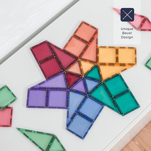 Image of CONNETIX Magnetic Tiles Pastel Mini Pack, 32 Pieces