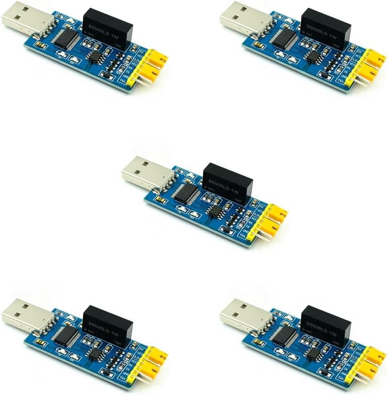 5pcs FT232 Isolated Serial Port Module USB to TTL USB to Serial Port FT232RL Board