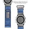 Compatible Fenix 5X Plus Bands Fenix 8 51mm/Fenix 7X Sport Nylon Replacement Watch Strap for Garmin Fenix 5X/Fenix 5X Plus/Fenix 6X/Fenix 6X Pro/Fenix 3/HR/Descent MK1/D2 Delta PX/D2 Charlie #4