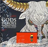 Gods, Heroes And Monsters of Greek Mythology - Colouring Book 6188313112 Book Cover