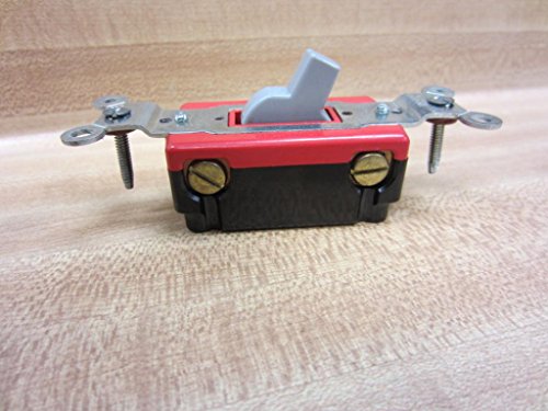 Kellems Hbl1221 Toggle Switch, 120/277 Vac, 20 Amp, 1 Pole, Extra Heavy Duty, Brown Toggle, Back And Side Wired #TOP3