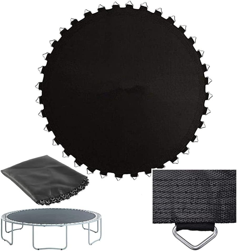 Acolchado para trampolín, Repuesto para trampolín, colchoneta de Salto Plegable para jardín, Superficie Redonda, con Anillos en V