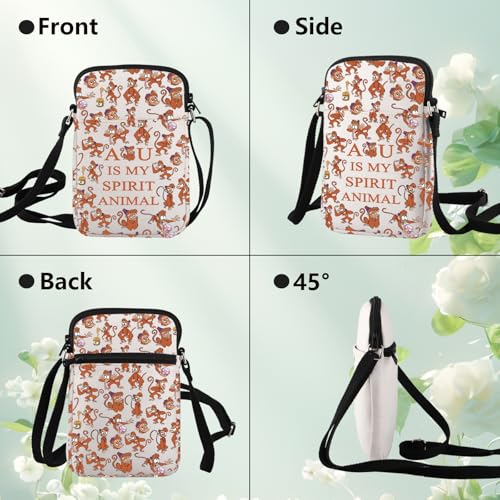 WZMPA Abu Monkey Crossbody Bag Aladdin Abu Fans Gift Abu Is My Spirit Animal Shoulder Bag Abu Merchandise4
