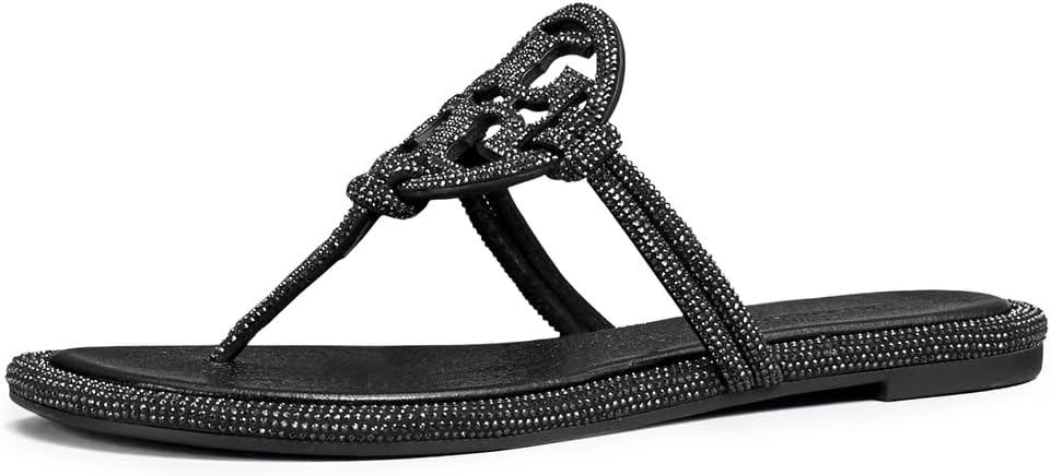 Tory Burch Women's Miller Knotted Pave Sandals