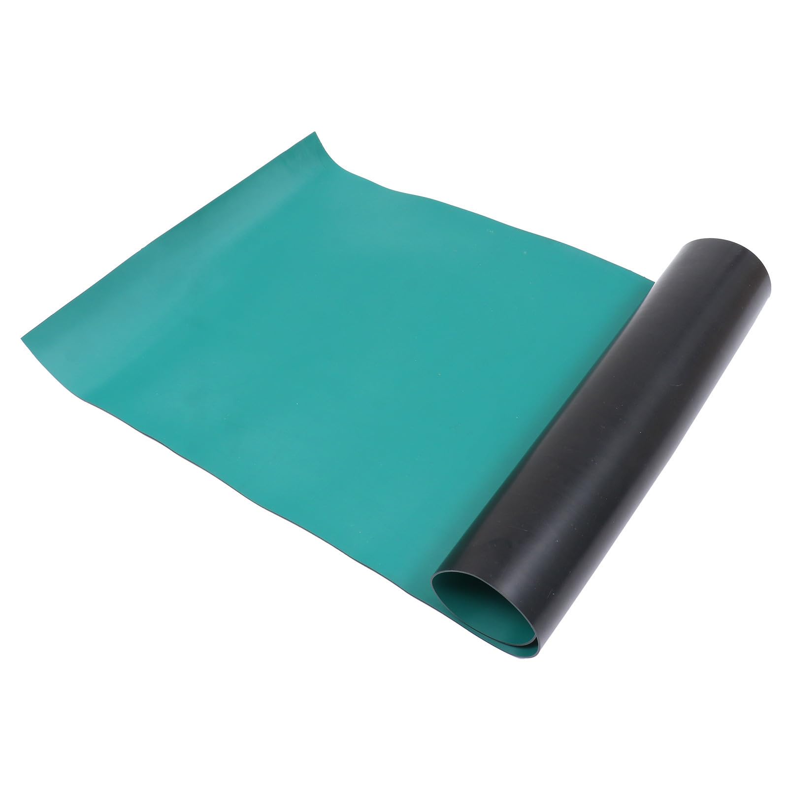 UKCOCO Alfombrilla Antiestática Cojín Protector Esd de Goma 1x0,5 M Resistente a Altas Temperaturas Tapete Protector en Tonos Oscuros para Laboratorio y Taller para Pruebas