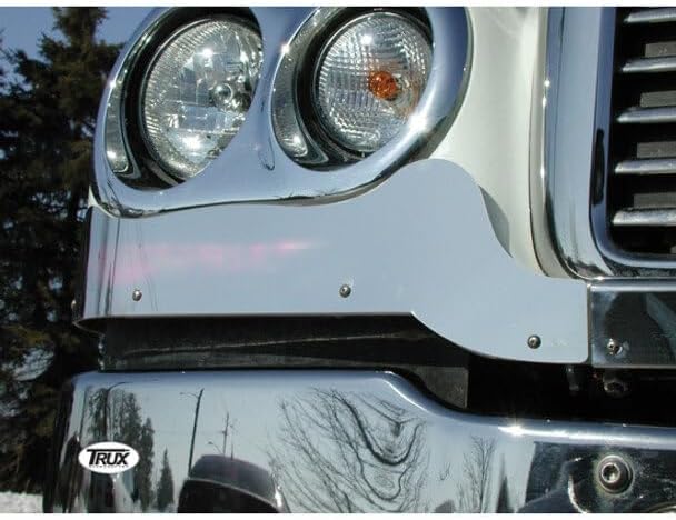 Technical Precision Replacement for Freightliner Coronado Year 2015 Stainless Steel Fender Shields Pair