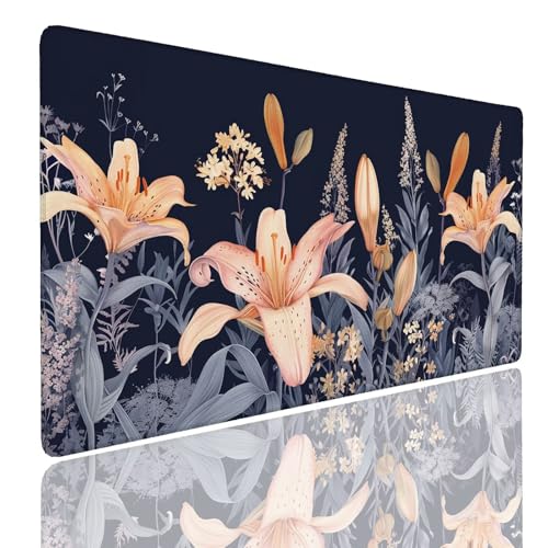 Mouse pad mat étanche 900x400x4mm grand tapis de bureau gaming à bords cousus