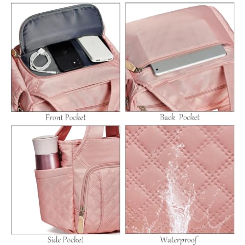 Bolso Tote Mediano para Mujer con Cremallera y Asa miniatura 4