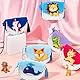lomdung 6 Stück Nähset Kinder, DIY Filz Bastelset Nähspass für Kinder, Animals Sewing Kit, Handgefertigte Taschen, Nähspaß für Geschenk, für Kinders Ab 6+ Jahren Kindergeburtstag