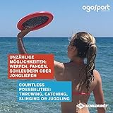 Schildkröt® Ogo Sport Set, 2 Ogo Softdiscs Ø29cm, rot und gelb, 1 Ball, Standardgröße, beliebte Spiel-Klassiker, 970117