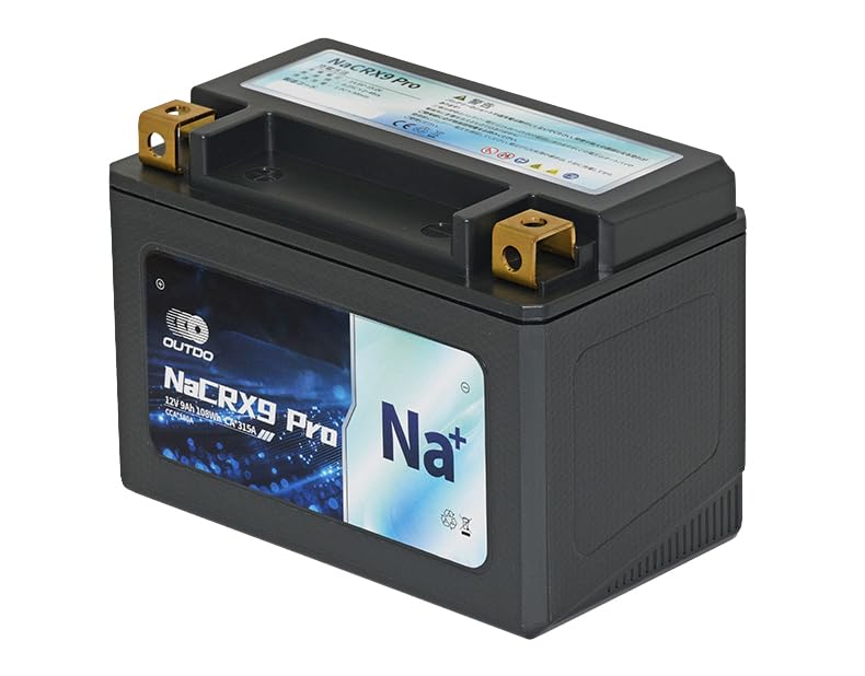 Amazon | OUTDO NaCRX9 Pro ナトリウムイオンバッテリー バイク用