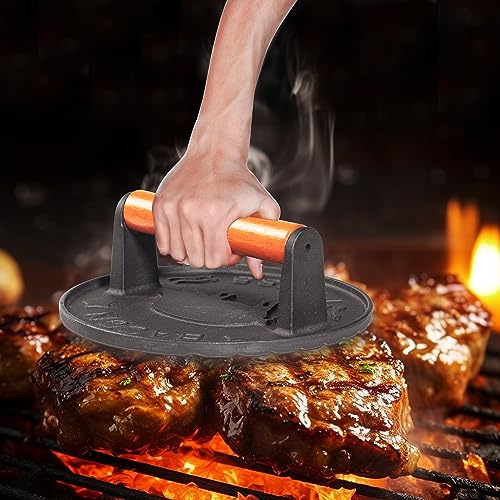 image for vivicreate 7 inch Burger Smasher,Patty Smasher,Hamburger Smasher Press