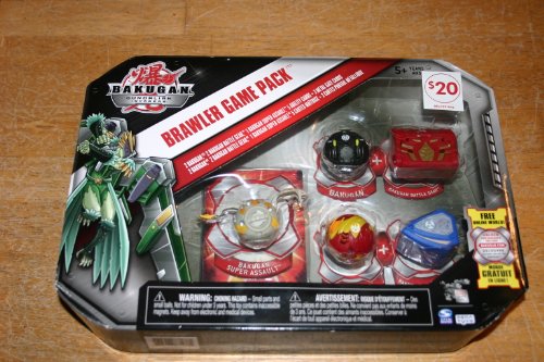 Bakugan Brawler Game Pack w/ Quake Dragonoid (Super Assault), Darkus, Pyrus, 2 Battle Gear, 5 Ability Cards & 3 Metal Gate Cards