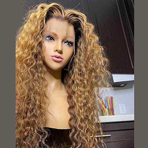 QUINLUX-WIGS-1bT27-Highlight-Color-Curly-Human-Hair-Wigs-180-Density-Light-Blonde-HD-Transparent-Lace-Front-Wig-13x6-Lace-Human-Hair-Wigs-Pre-Plucked-Brazilian-Remy-Hair-Glueless-Wig-For-Black-Women